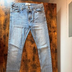 Topman Stretch Skinny Jeans Size W32/L34 Lightwash